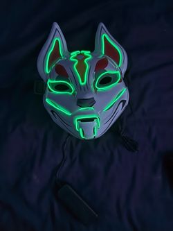 LED Light-Up Fox Kitsune Mask