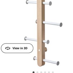 IKEA Vertical Hook Rack