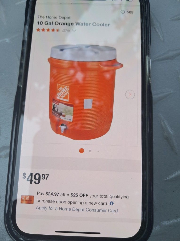 10 Gallons Water Cooler