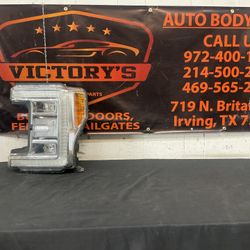 FORD F250 LH HEADLIGHT 2017-2019 HID-WITH BALLAST OEM