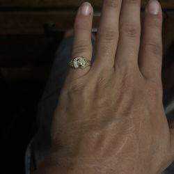 10k Yellow Gold Pinky Ring 