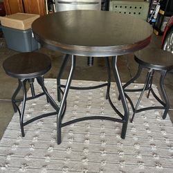 Barstool Chairs + Table