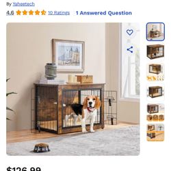 Wooden Dog Crate