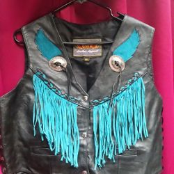 Womens Leather Vest