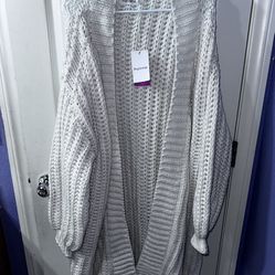 White Cardigan