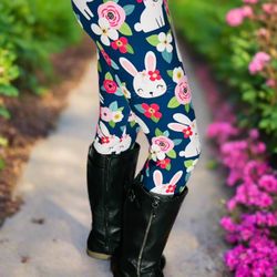 NEW Womens Easter Leggings Soft As Lularoe OS/TC