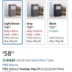 33 Gallon Package  Delivery Box 