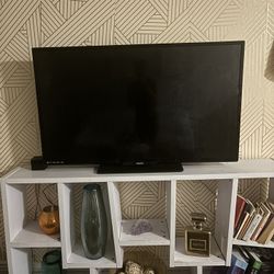 White Bookcase Display Cube 