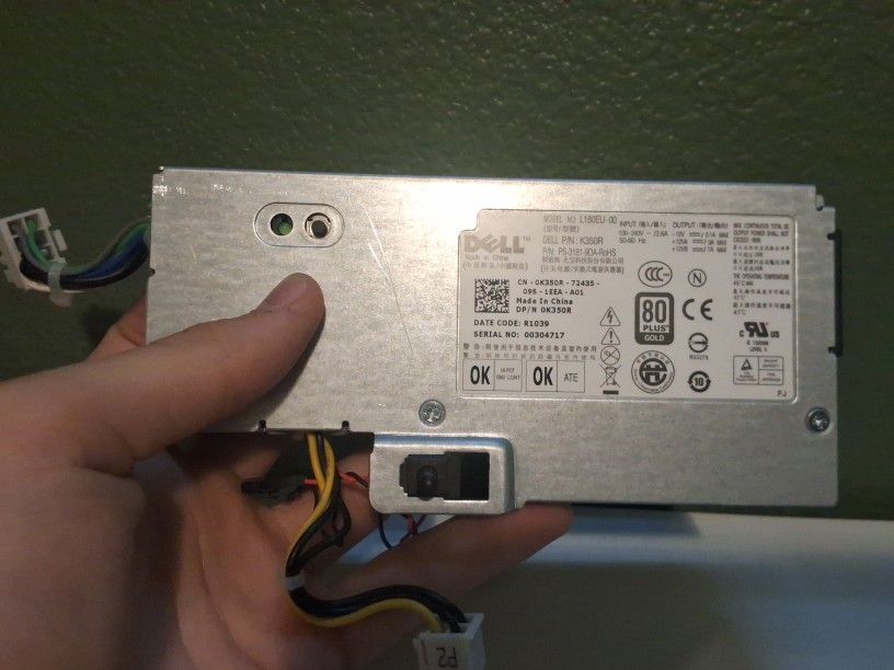 Dell OptiPlex 200W 80 Plus Gold power supply unit (PSU)