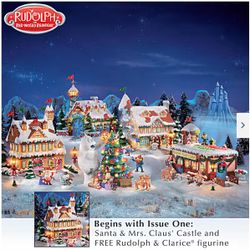 Bradford Exchange Rudolph Christmas Village