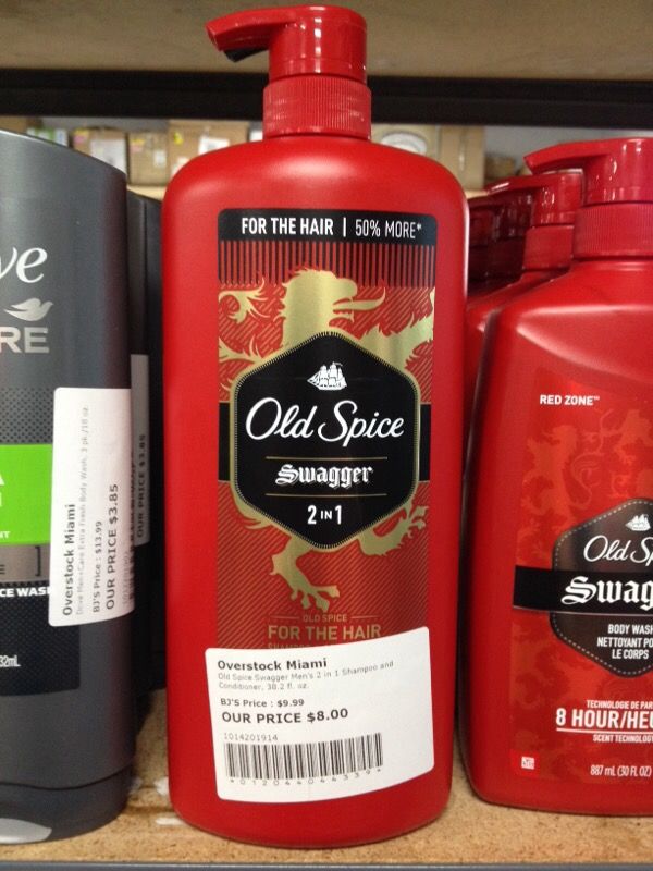 Old spice shampoo and conditioner