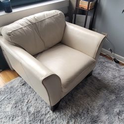 Genuine Italian Leather Chair 