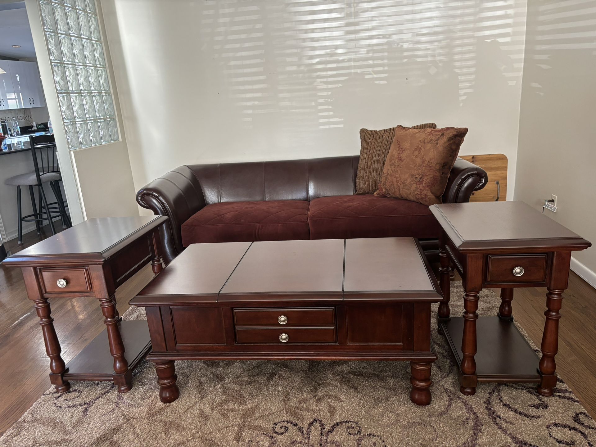 Coffee Table And End Tables With Storage