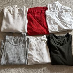 GAP Women’s XXL Long Sleeve Top Lot Bundle (6)