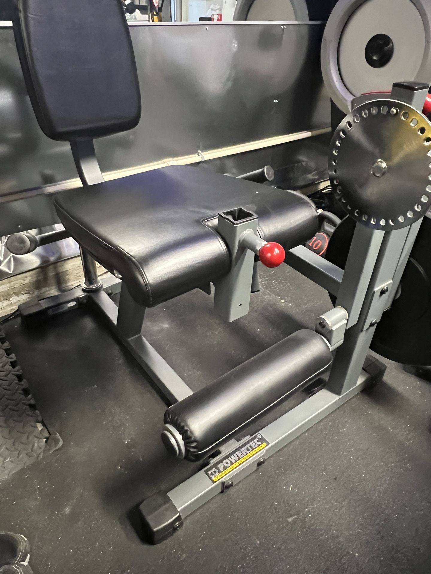  Leg Extension Curl Machine/40 Lbs. W/collars Included