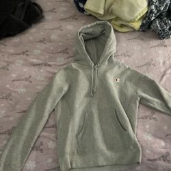Champion Gray Hoodie 