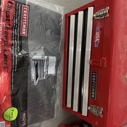 CRAFTSMAN 20.5-inch 3-drawer portable chest /liner