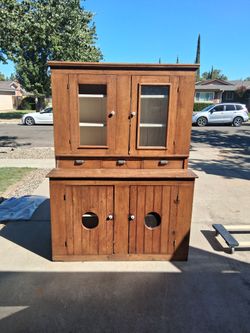 Antique Hutch Cabinet