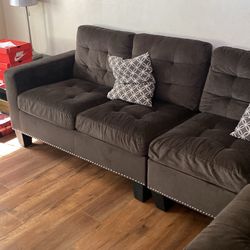 Brown Sectional Couch