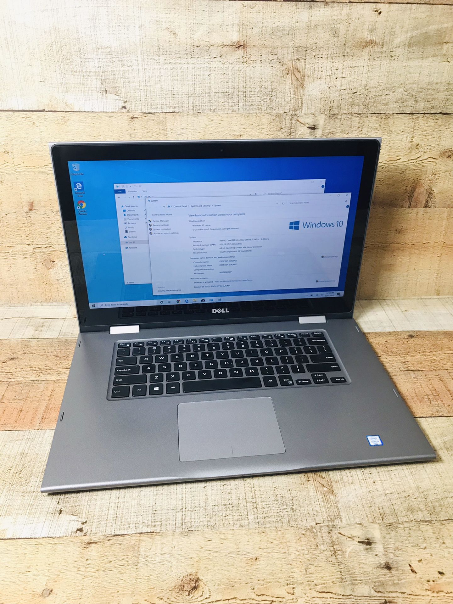 Dell inspiron 15-5568 2 in 1 Laptop