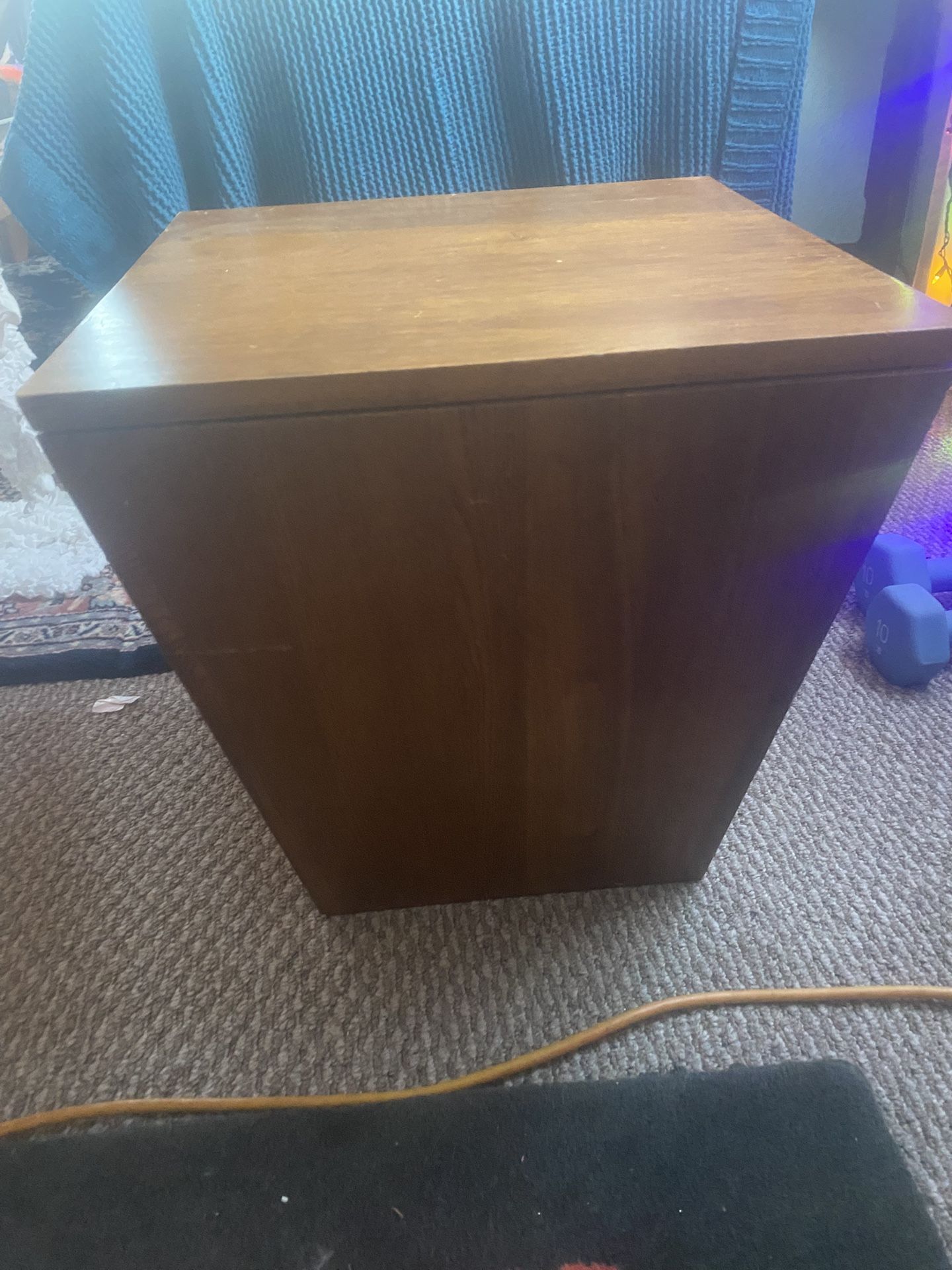 Pottery Barn cube Side Table