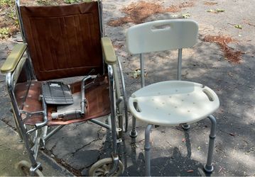 Wheelchair and Shower Chair Bundle