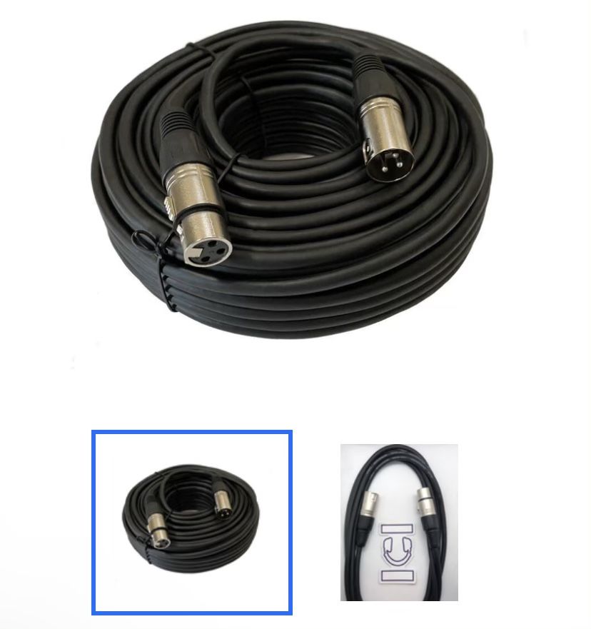 50 FT Premium XLR Cables 
