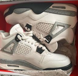 Jordan 4 white cements gs 6.5