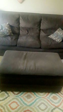 Couch,sofa and ottoman