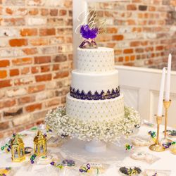 6 Spray Painted Gold Taper Candle Holders