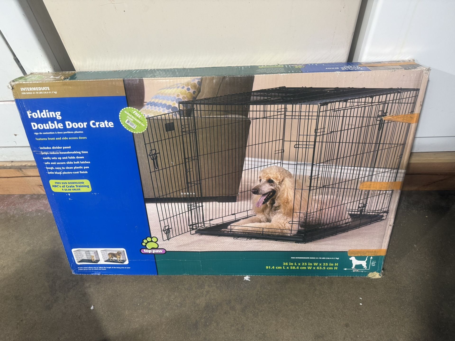 Dog Cage For 23 Inch Tall 36 Inch Long Dog