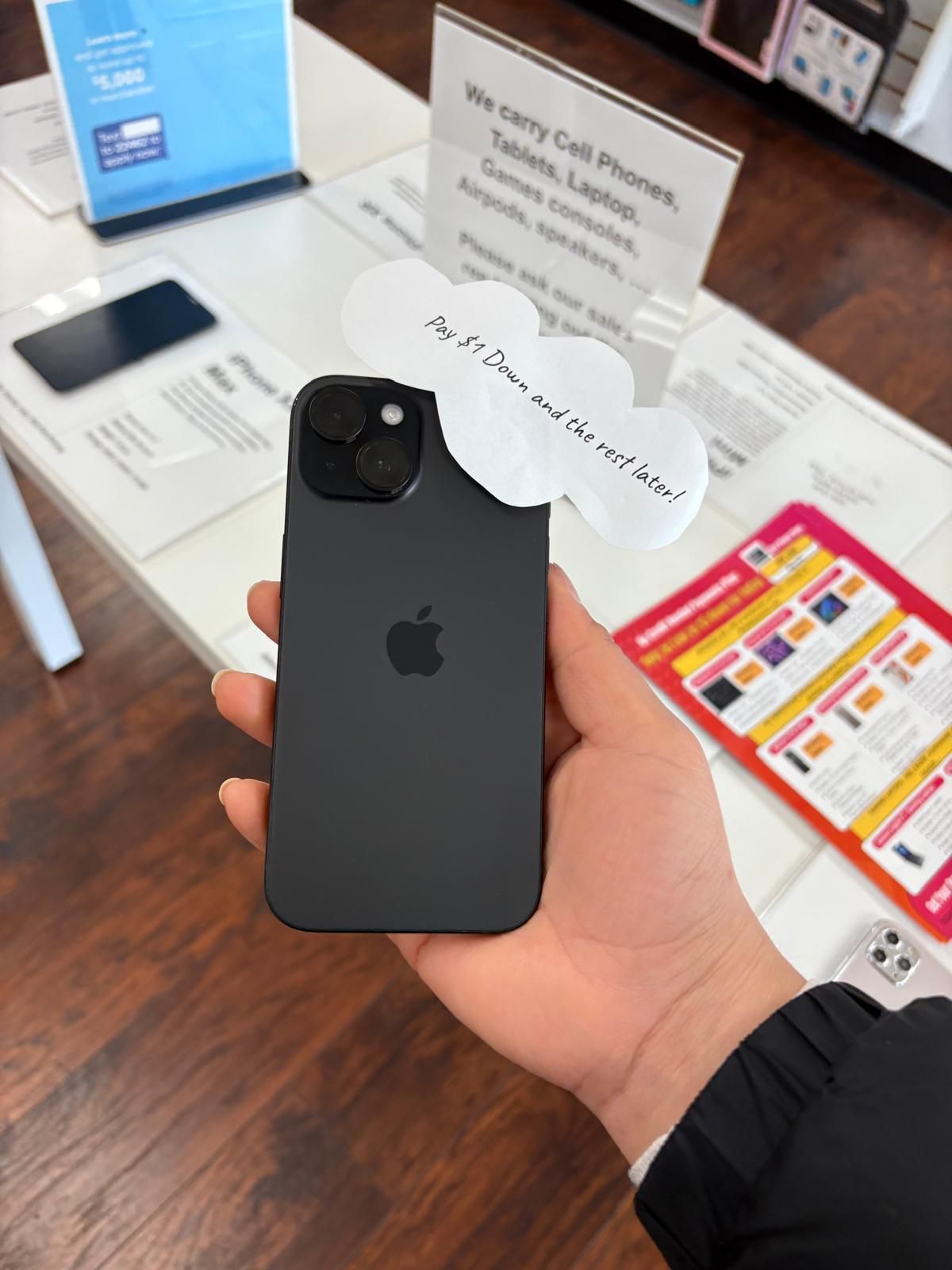 ๐ฑ iPhone 15 โ Starts at $449 with $1 Down!