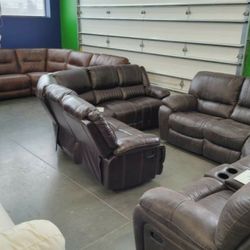 Reclining & Power Sectionals - Need Gone!!! - save up to 70% today