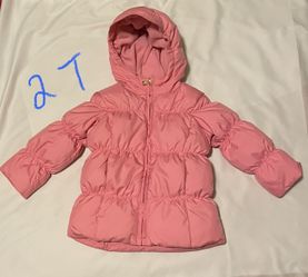 NWT - GIRLS Ralph Lauren Polo Pink Puffy Jacket- 2T