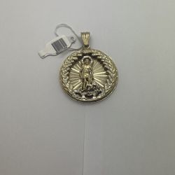 10KT YG Religious Pendant 
