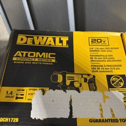 Dewalt Atomic Rotary Hammer New 