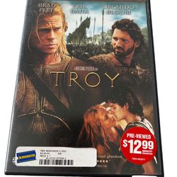 Troy (DVD, 2005, 2-Disc Set, Full Frame) Brad Pitt  Own a piece of cinematic history with this thrilling action and adventure film, "Troy" starring Br