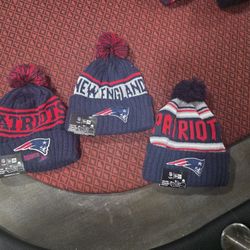 NEW ENGLAND PATRIOTS (BUNDLE of 3 HATS) 