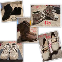 Girl Cowgirl Boots, Tennis And Dress Shoes