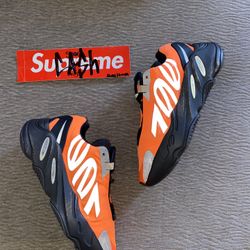 Adidas Yeezy 700 Orange Size 5 Nike Off White Supreme 