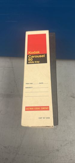 Vintage Kodak Carousel Transvue 140 Slide Tray w/ Slides Vacation Travel Photo