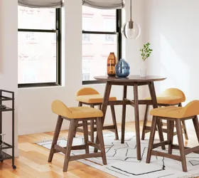 Lyncott Counter Height Dining Table and 4 Barstools Top-Notch Quality