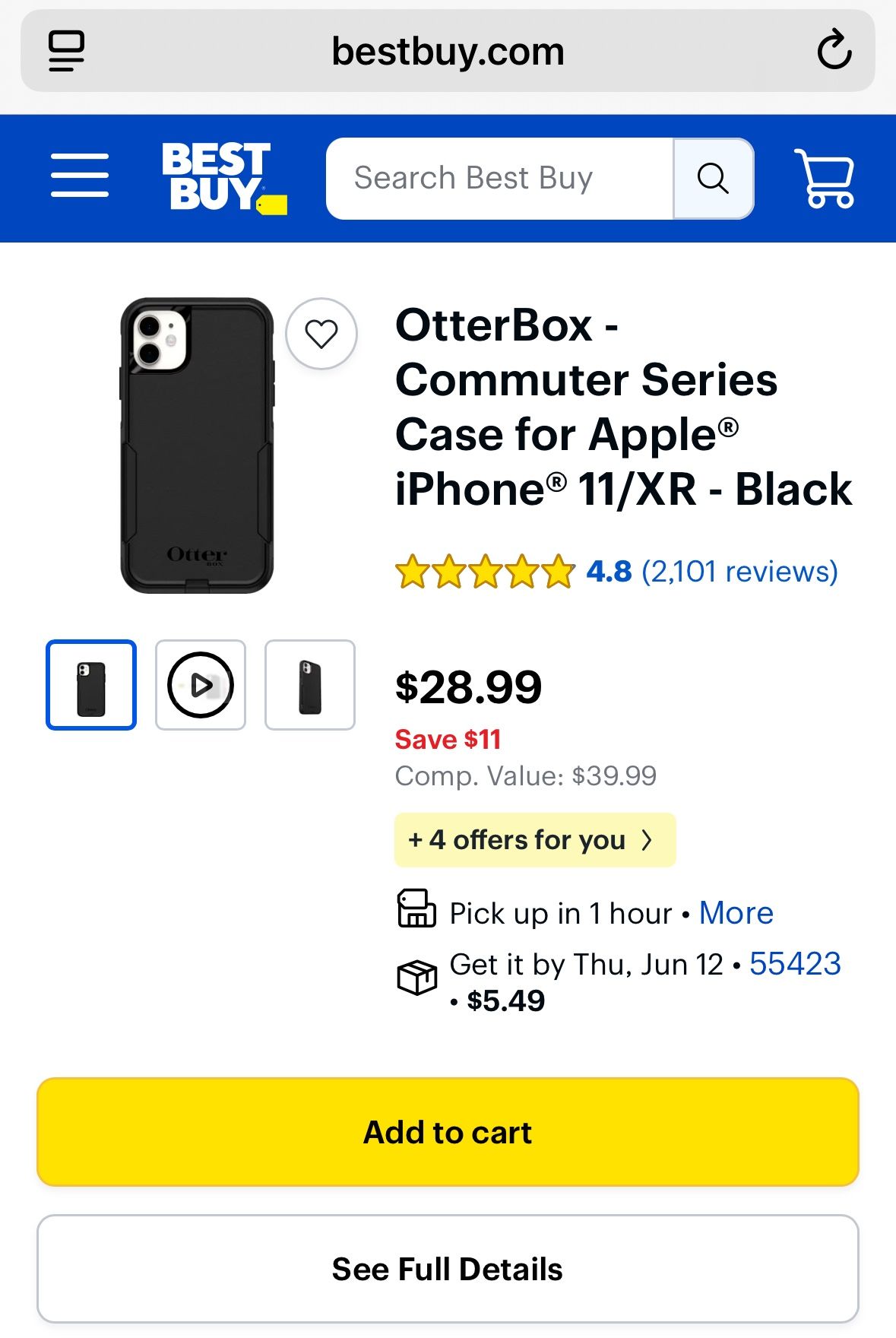 OtterBox Commuter Series iPhone 11