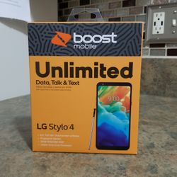 Brand New LG Stylo 4 Boost Mobile android phone
