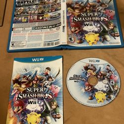 Super Smash Bros. For Wii U (Nintendo Wii U, 2014) Complete W/ Manual Tested