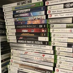 Xbox 360 Video Game Lot