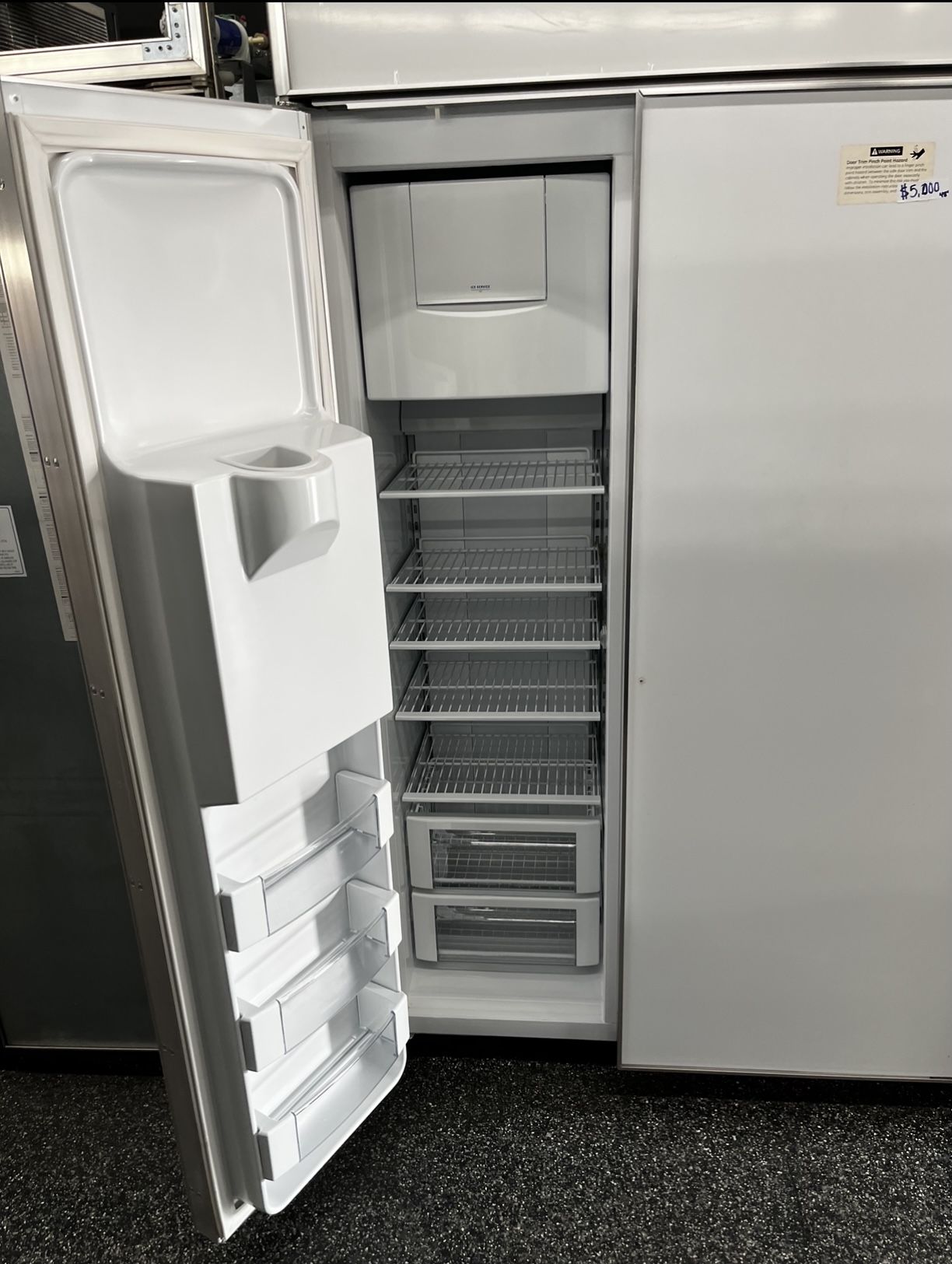 GE Monogram Panel Ready Side By Side Built In 48” Refrigerator