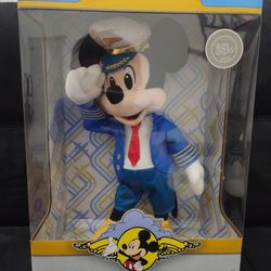 Disney Mickey Plush Pilot  Walts Plane 