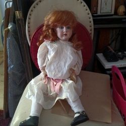 Large Antique Bisque Doll