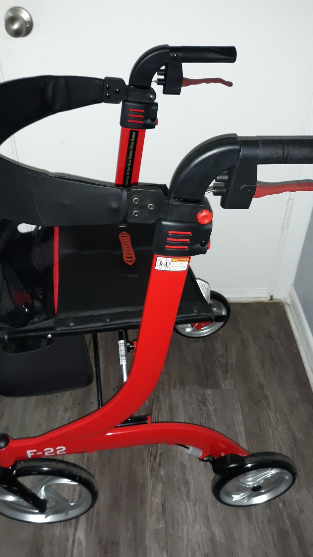 F22 rollator model Gv974RD for Sale in Lutz, FL OfferUp